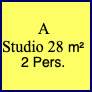 AStudio 28 m²2 Pers.