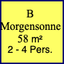 BMorgensonne58 m²2 - 4 Pers.